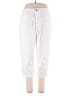 D&Co. Solid White Casual Pants Size 18W - photo 1