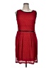 En Focus Argyle Red Cocktail Dress Size 14 - photo 1
