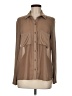 ISSI 100% Polyester Brown Long Sleeve Blouse Size M - photo 1