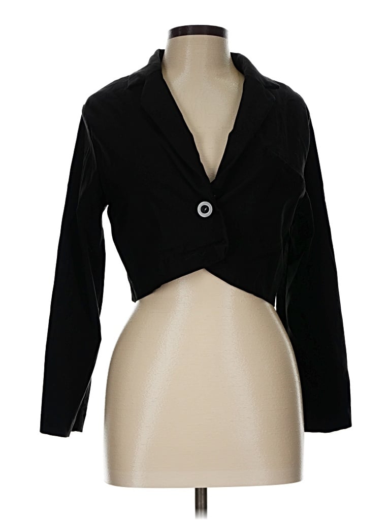 Pre-owned Rue21 3/4 Sleeve Blouse In Black