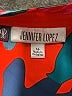 Jennifer Lopez 100% Polyester Tropical Red Romper Size 16 - photo 3
