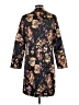 Unbranded 100% Polyester Floral Black Gold Coat Size M - photo 2