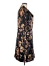 Unbranded 100% Polyester Floral Black Gold Coat Size M - photo 4