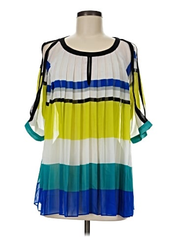 JLo by Jennifer Lopez 3/4 Sleeve Blouse (view 1)