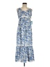 CeCe 100% Polyester Blue Casual Dress Size 8 - photo 1