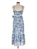 CeCe 100% Polyester Blue Casual Dress Size 8 - photo 2