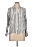 En Creme Silver Long Sleeve Blouse Size L - photo 1