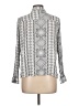 En Creme Silver Long Sleeve Blouse Size L - photo 2