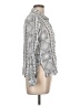 En Creme Silver Long Sleeve Blouse Size L - photo 4