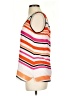 Express 100% Polyester Stripes Orange Sleeveless Blouse Size S - photo 5