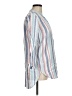 L.L.Bean Stripes Blue 3/4 Sleeve Button-Down Shirt Size M - photo 4