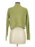Embossed Green Turtleneck Sweater Size M - photo 2