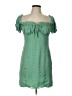 Tularosa 100% Polyester Green Casual Dress Size L - photo 1