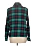 Lands' End Plaid Green Long Sleeve Button-Down Shirt Size 10 - photo 2