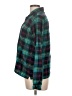 Lands' End Plaid Green Long Sleeve Button-Down Shirt Size 10 - photo 5