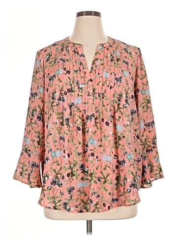 Style&Co 3/4 Sleeve Blouse (view 1)