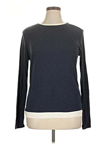 Three Dots Long Sleeve Top (view 1)