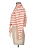 Haute Curry 100% Polyester Stripes Orange Long Sleeve Blouse Size 10 - photo 5