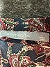 Octavia 100% Polyester Paisley Black Sleeveless Blouse Size L - photo 7