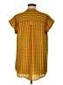 Eliane Rose 100% Polyester Yellow Short Sleeve Blouse Size M - photo 2