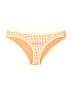Caroline Constas Checkered-gingham Yellow Swimsuit Bottoms Size S - photo 1