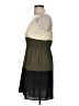 Vanity 100% Polyester Color Block Green Casual Dress Size M - photo 5