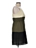 Vanity 100% Polyester Color Block Green Casual Dress Size M - photo 4
