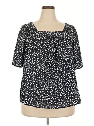 Style&Co Short Sleeve Blouse (view 1)