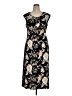 Connected Apparel Floral Black Casual Dress Size 16 - photo 1