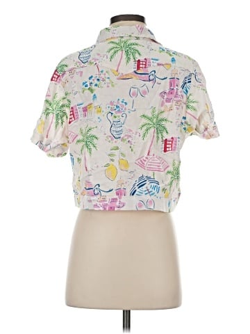 Calypso St. Barth Short Sleeve Blouse (view 2)