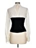 VICI 100% Polyester Ivory Long Sleeve Blouse Size L - photo 2