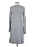 Gap Solid Gray Casual Dress Size XS - photo 2