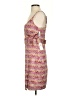 Siena Chevron-herringbone Pink Cocktail Dress Size 4 - photo 5
