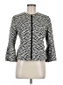 Akris Punto 100% Cotton Chevron-herringbone Gray Blazer Size 8 - photo 1