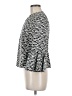 Akris Punto 100% Cotton Chevron-herringbone Gray Blazer Size 8 - photo 5