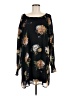Maurices 100% Polyester Floral Black Casual Dress Size M - photo 1