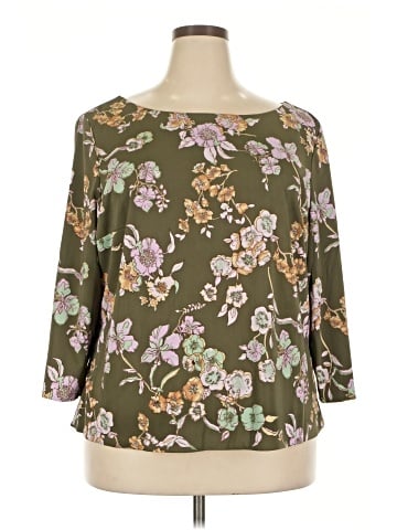 Kathie Lee 3/4 Sleeve Blouse (view 1)