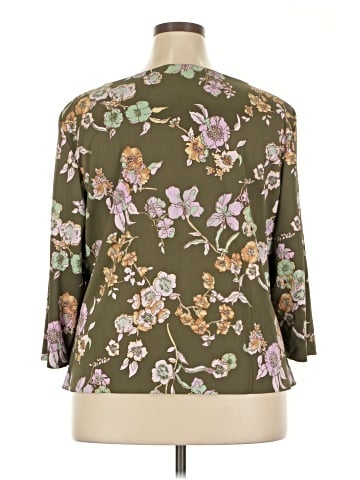 Kathie Lee 3/4 Sleeve Blouse (view 2)