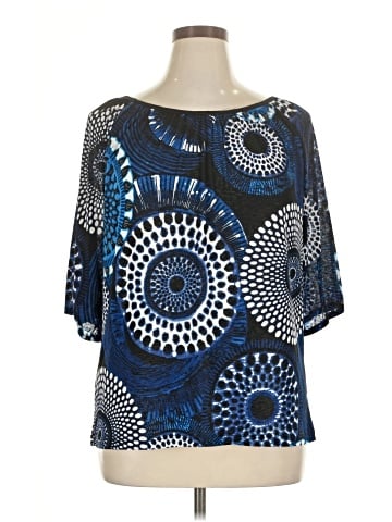 Karen Kane Short Sleeve Blouse (view 1)