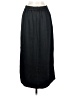 Gap 100% Polyester Solid Black Casual Skirt Size S - photo 2