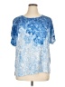 C.D. Daniels Blue Short Sleeve Top Size 1X - photo 1