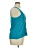 Eyeshadow 100% Rayon Teal Sleeveless Blouse Size XL - photo 4