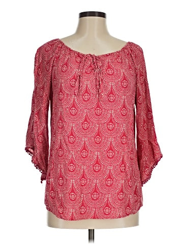 LC Lauren Conrad 3/4 Sleeve Blouse (view 1)