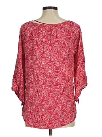 LC Lauren Conrad 3/4 Sleeve Blouse (view 2)