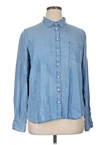 Caslon Long Sleeve Button-Down Shirt (view 1)