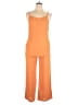 Unbranded 100% Polyester Solid Orange Jumpsuit Size XL - photo 1