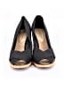 Adrienne Vittadini Black Wedges Size 10 - photo 2