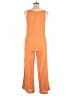 Unbranded 100% Polyester Solid Orange Jumpsuit Size XL - photo 2