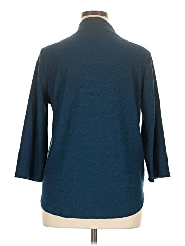 Cable & Gauge 3/4 Sleeve Blouse (view 2)