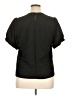 Shein 100% Polyester Black Short Sleeve Top Size XL - photo 2